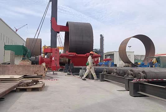 用于海上風(fēng)力發(fā)電項目的重型卷板機-Lamprell UAE